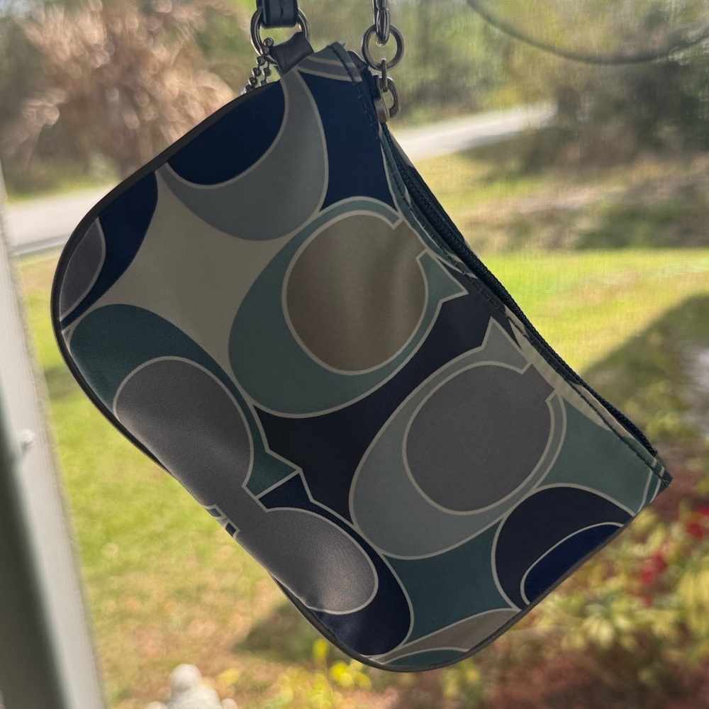 COACH sateen Wristlet - Picture 5 of 10
